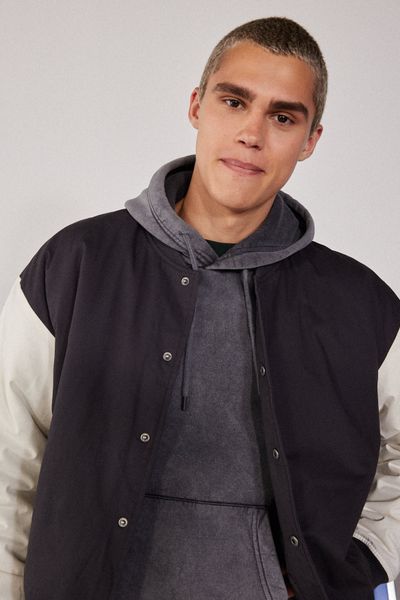 Veste bombers bicolore