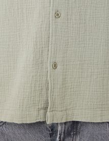Chemise manches courtes gaze de coton