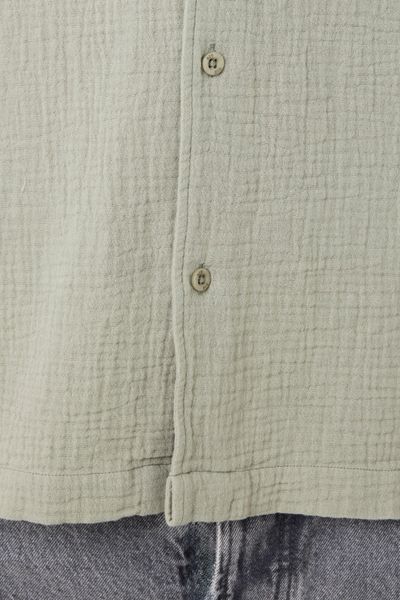 Chemise manches courtes gaze de coton