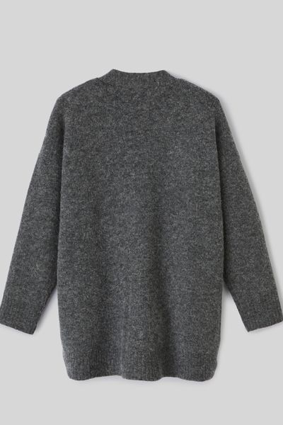 Gilet long boutonné