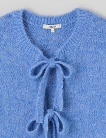 Gilet sans manches &agrave; nouer