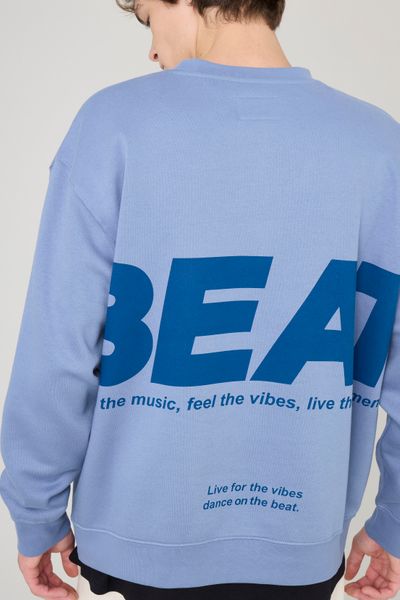 Sweat imprimé devant/dos