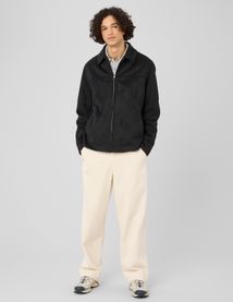 Veste zipp&eacute;e en su&eacute;dine