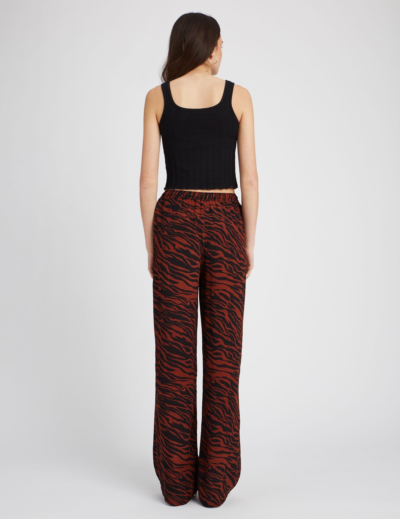 Pantalon fluide imprimé