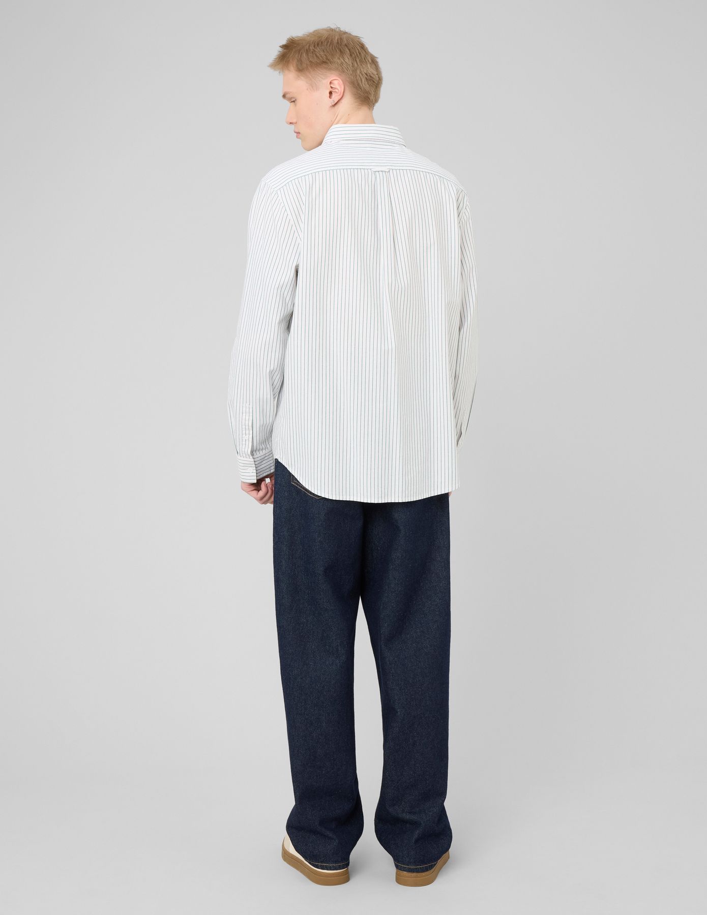 Chemise oxford ray&eacute;e