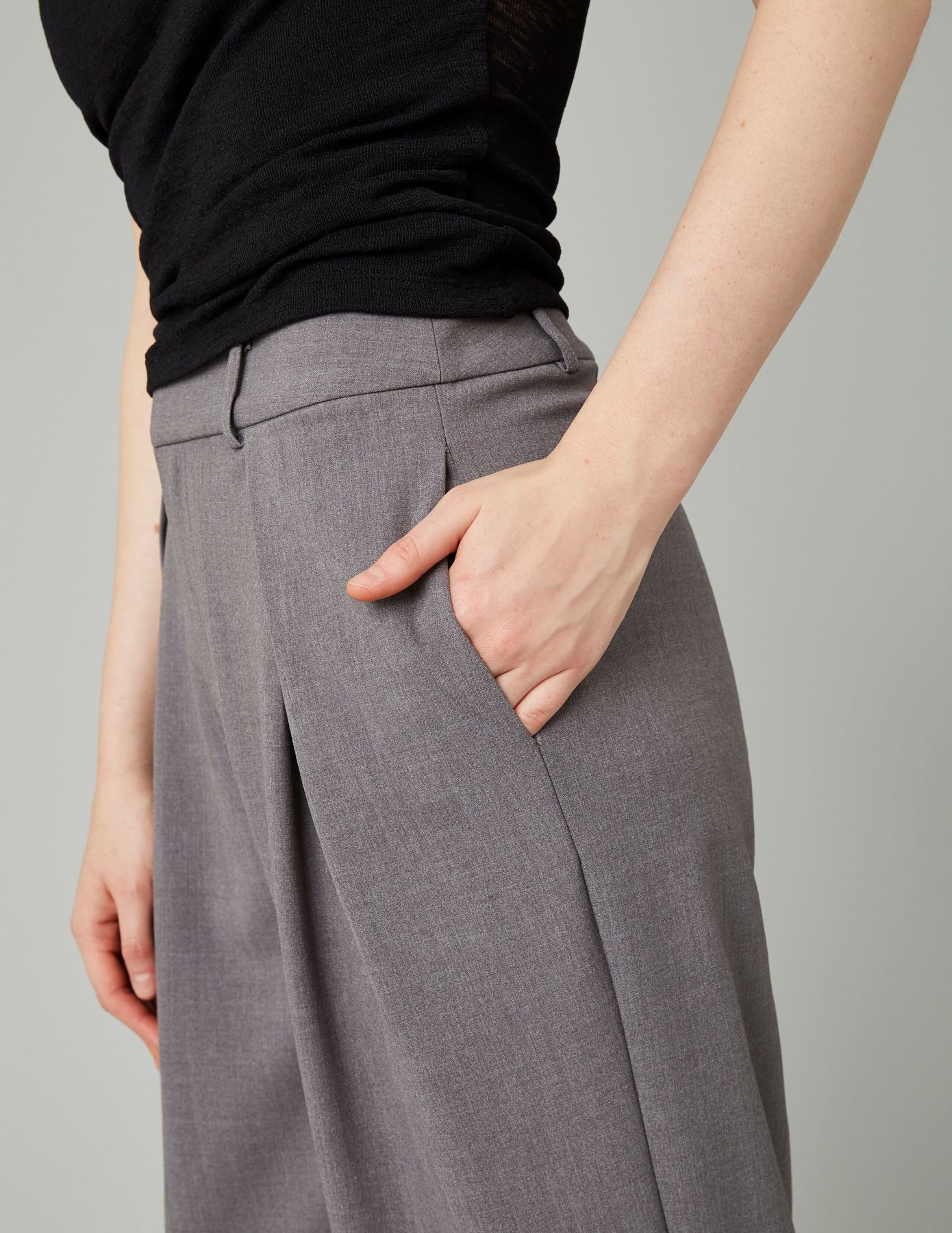 Pantalon large à pinces