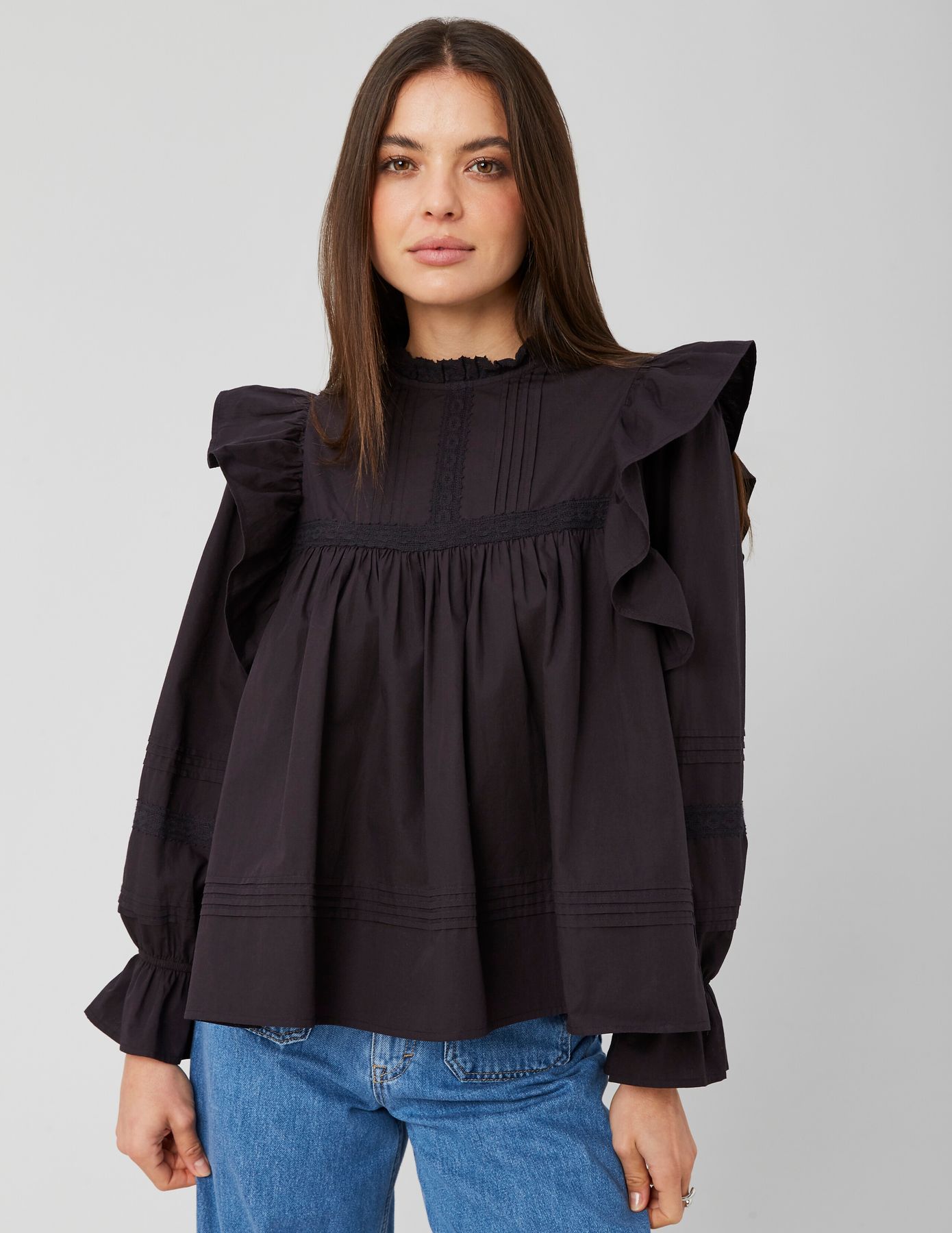 Blouse à volant