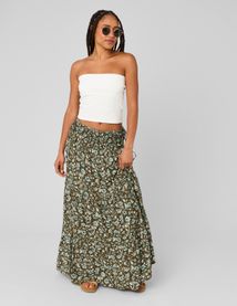 Jupon long imprim&eacute;