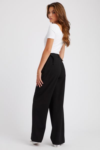 Pantalon tailleur en polyester recycl&eacute;