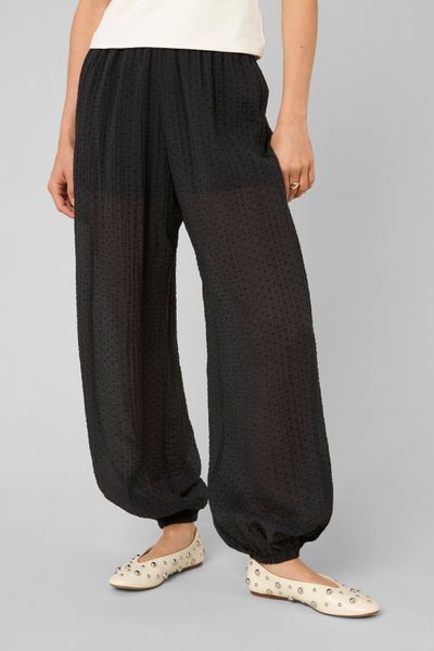 Pantalon bouffant plumetis