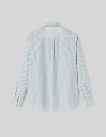 Chemise rayée droite