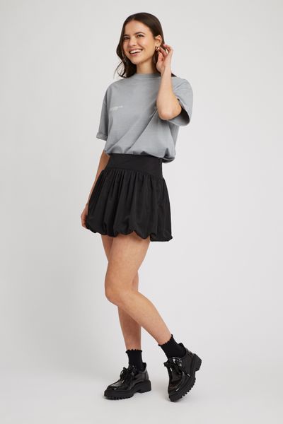 T-shirt délavé imprimé