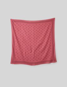 Foulard carr&eacute; imprim&eacute;