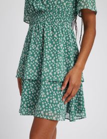 Robe courte imprim&eacute;e