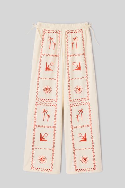 Pantalon broderie