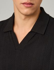 Polo maille fantaisie