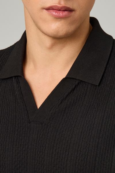 Polo maille fantaisie