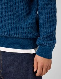 Pull maille chenille
