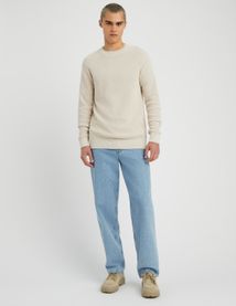 Pull col rond en maille