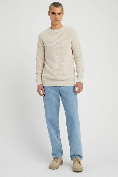 Pull col rond en maille