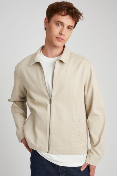 Veste zippée uni