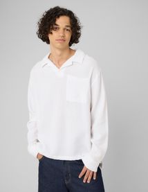 Chemise enfil&eacute;e manches longues