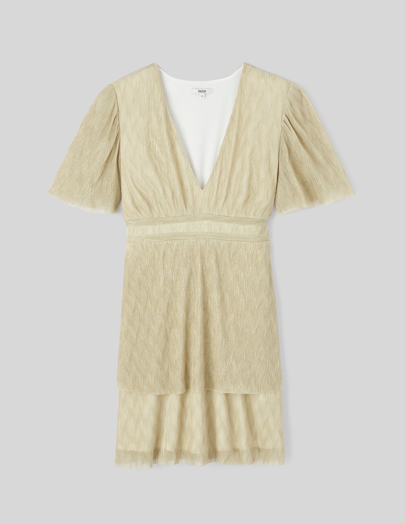 Robe courte brillante