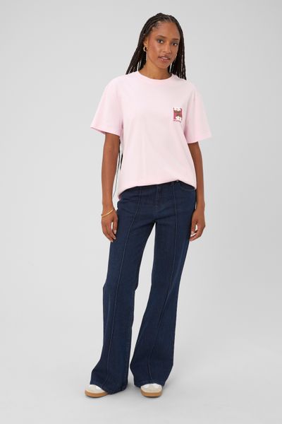 T-shirt imprim&eacute; devant / dos