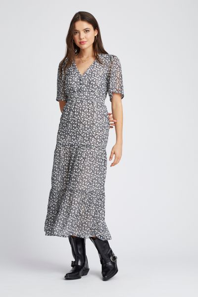 Robe longue imprimée