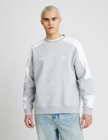 Sweat col rond colorblock