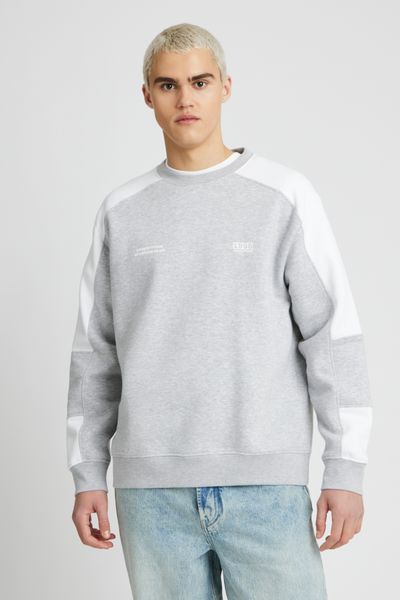 Sweat col rond colorblock