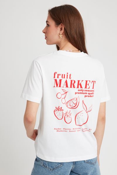 T-shirt imprimé devant/dos