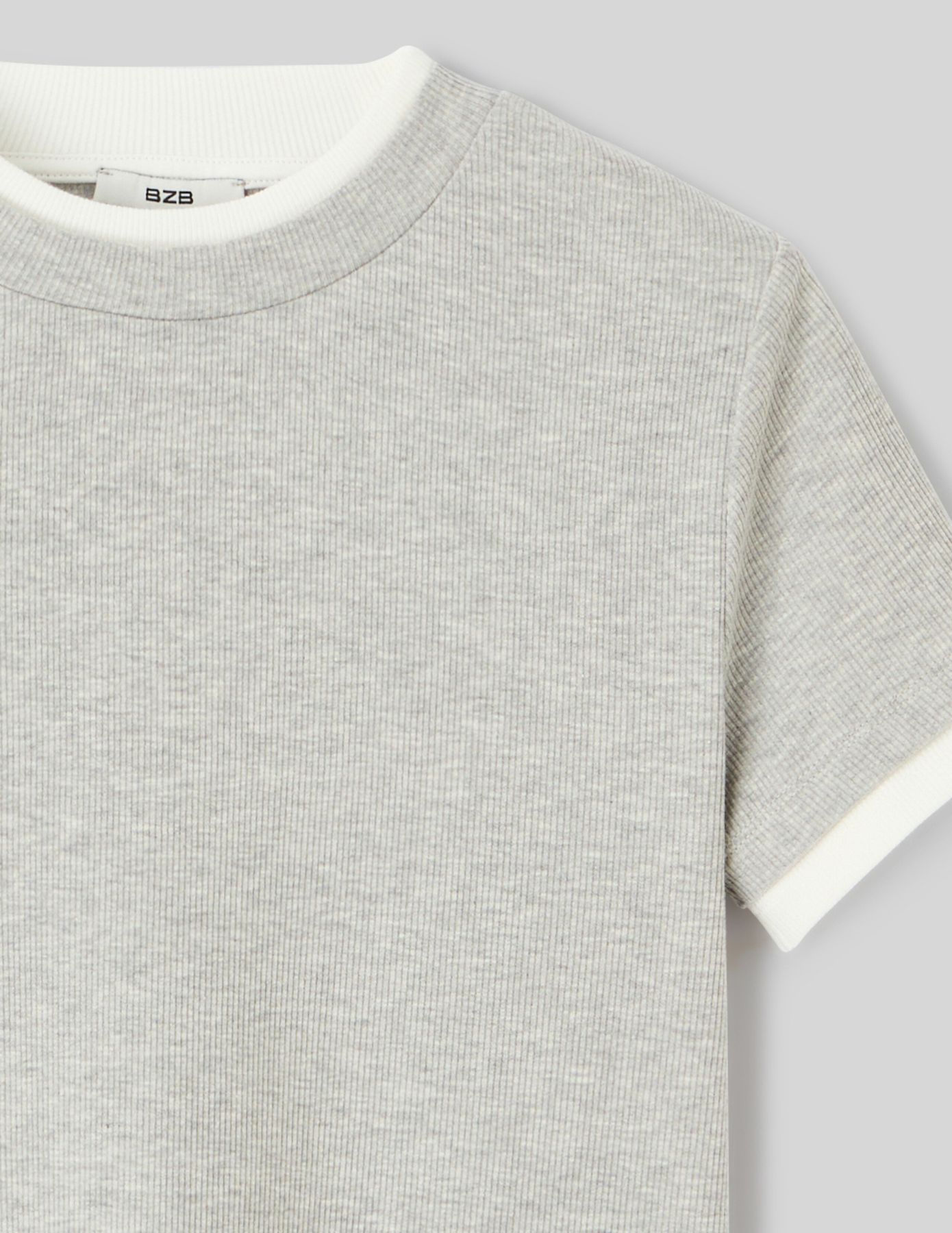 T-shirt effet de superposition