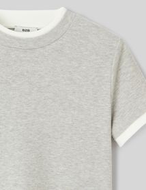 T-shirt effet de superposition