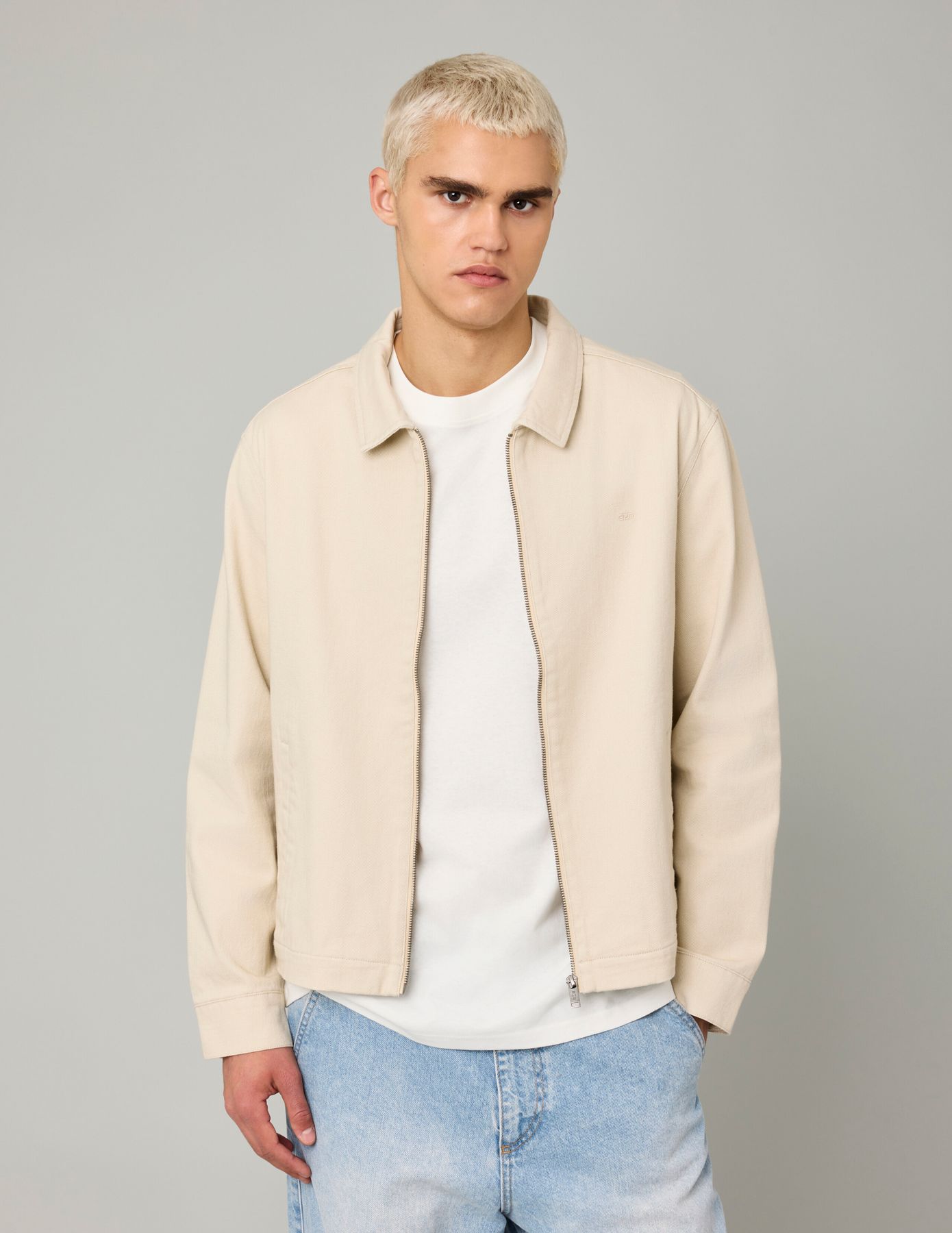 Veste zippée uni