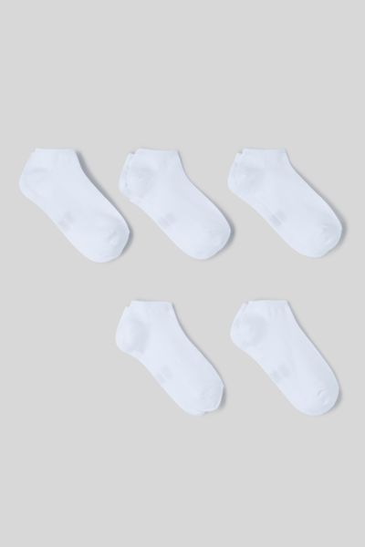 Lot de 5 paires de socquettes unies