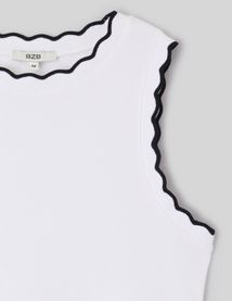 D&eacute;bardeur bord contrastant