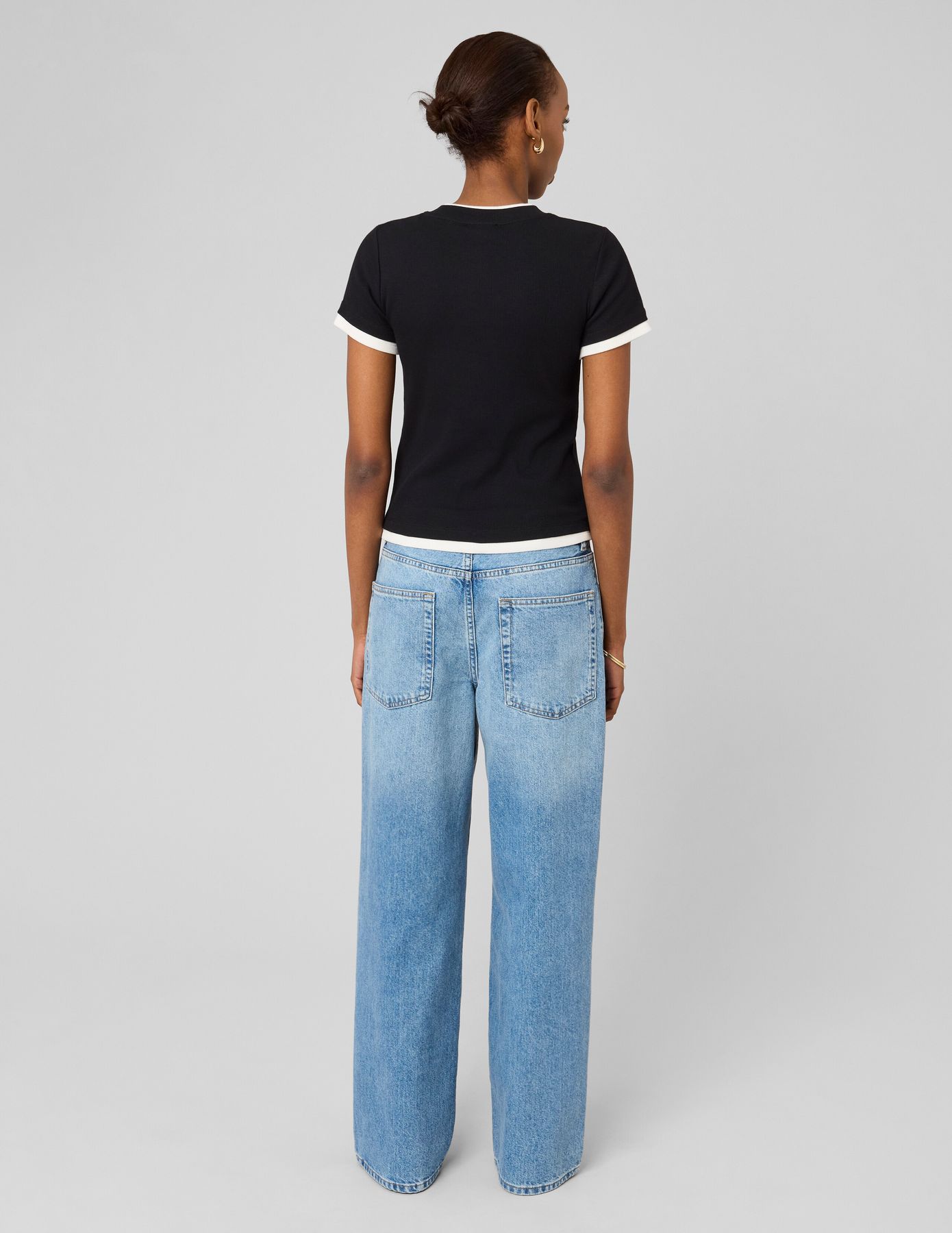 T-shirt effet de superposition