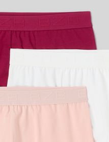 Lot de 3 boxers unis