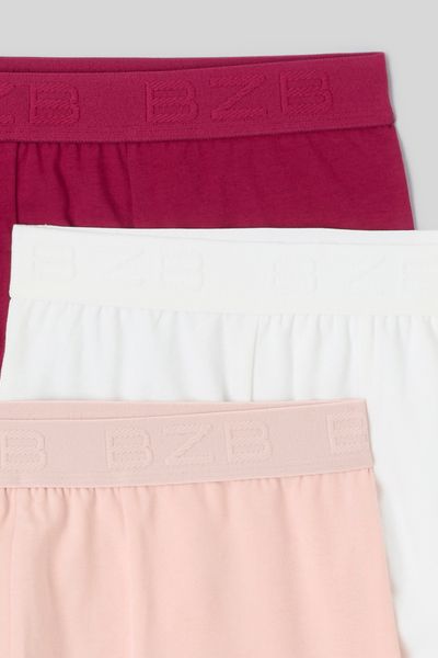 Lot de 3 boxers unis