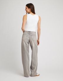 Jean wide leg taille standard