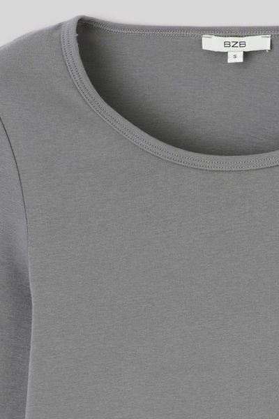 T-shirt manches longues c&ocirc;tel&eacute;
