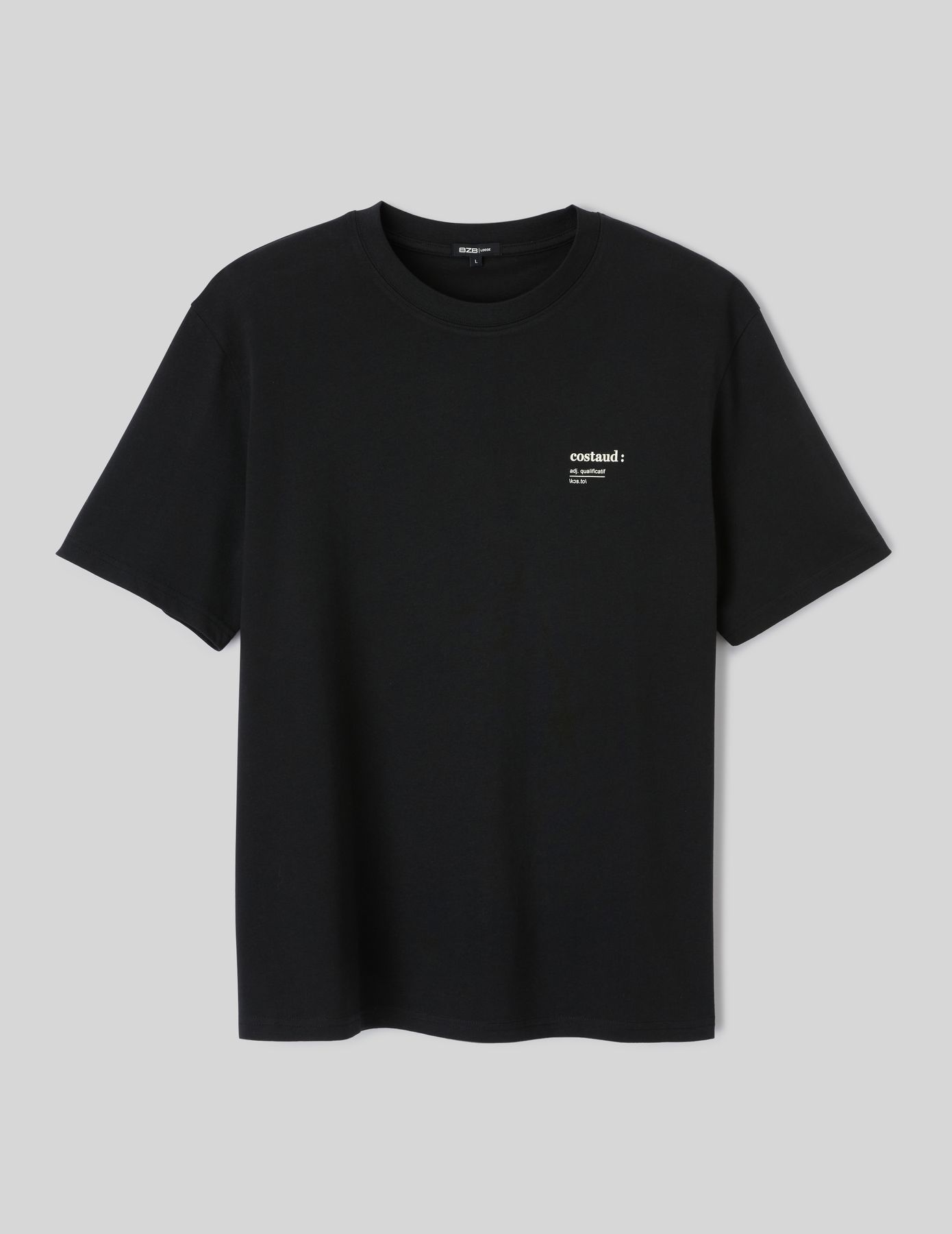 T-shirt broderie poitrine