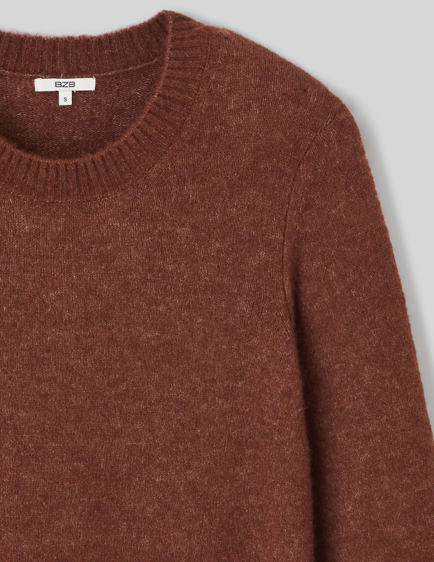 Pull col rond premium