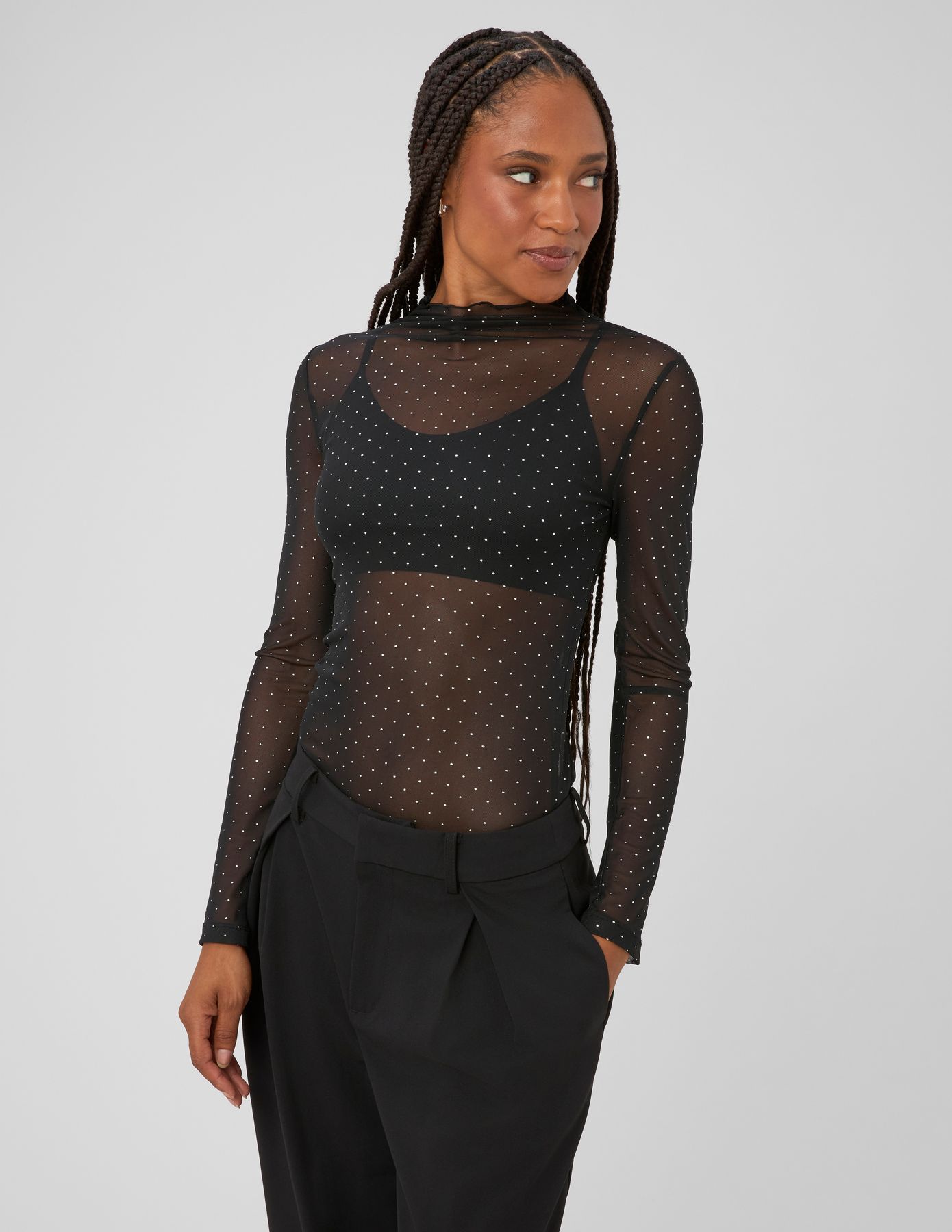 T-shirt r&eacute;sille strass