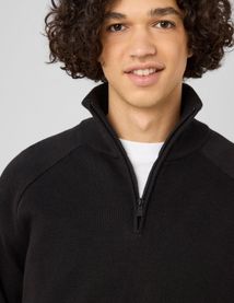Pull col montant zipp&eacute;
