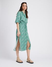 Robe longue imprimée