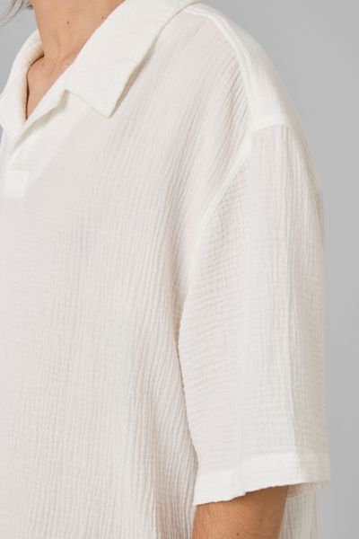 Polo gaze de coton
