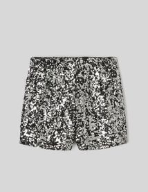 Short &agrave; sequins