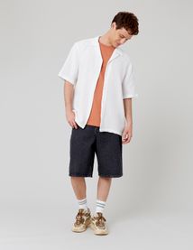 Chemise manches courtes gaze de coton